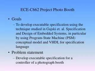 ECE-C662 Project Photo Booth
