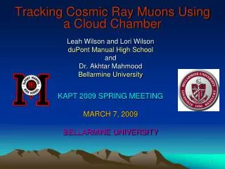 Tracking Cosmic Ray Muons Using a Cloud Chamber