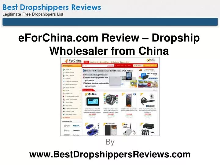 eforchina com review dropship wholesaler from china