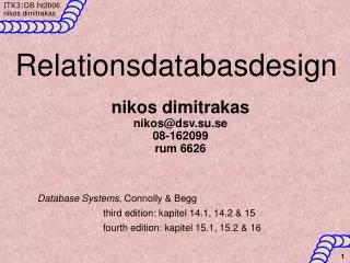 relationsdatabasdesign