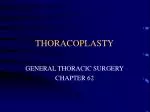 THORACOPLASTY - slide 1