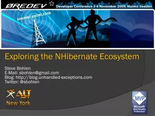 Exploring the NHibernate Ecosystem