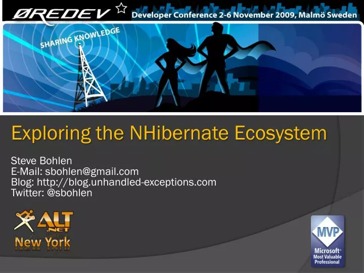 exploring the nhibernate ecosystem