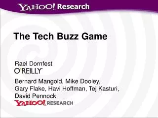 The Tech Buzz Game