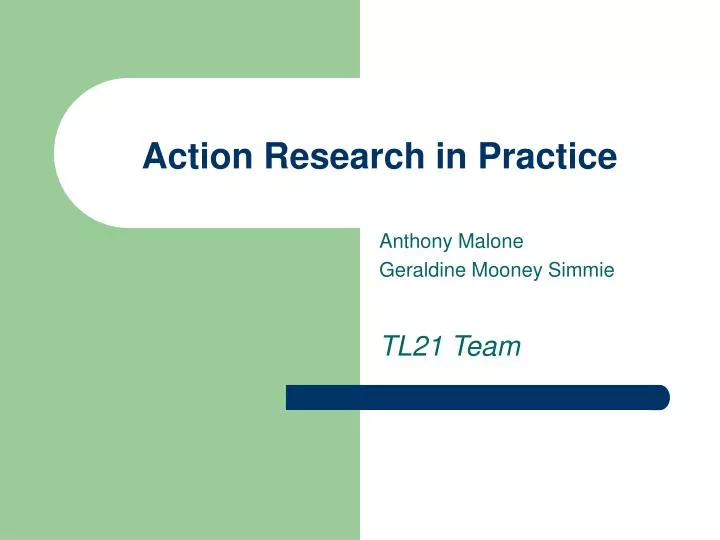 action research in practice