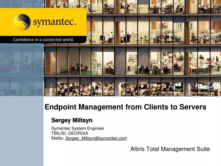 endpoint management from clients to servers