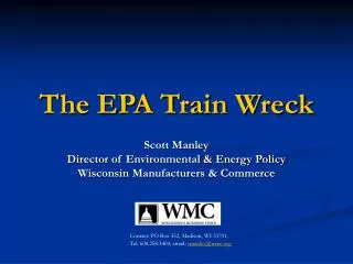 The EPA Train Wreck