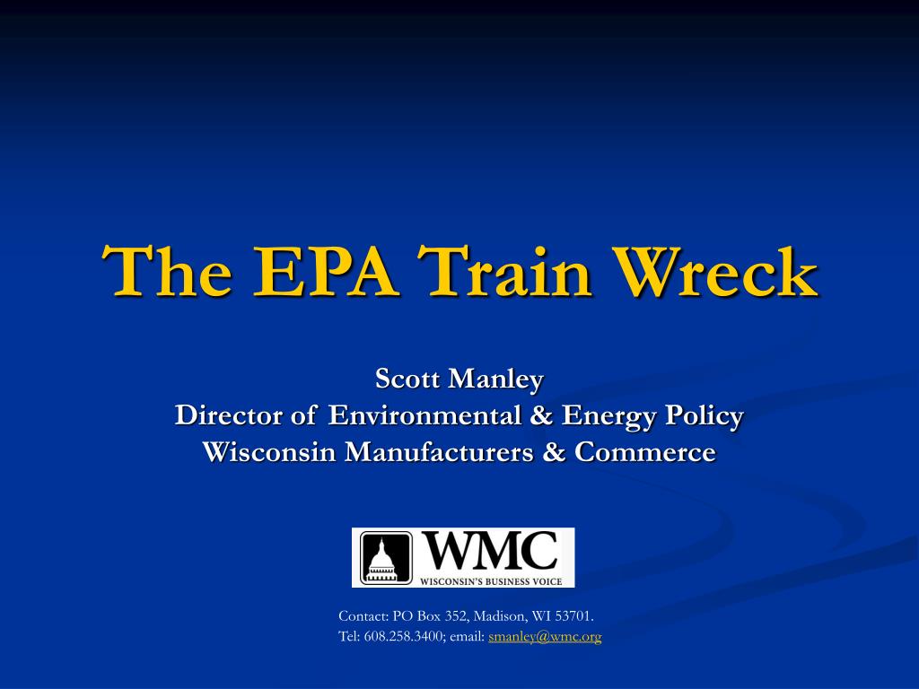 PPT - The EPA Train Wreck PowerPoint Presentation, free download - ID ...