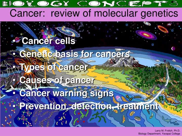 cancer review of molecular genetics