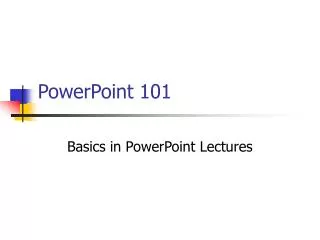 PowerPoint 101