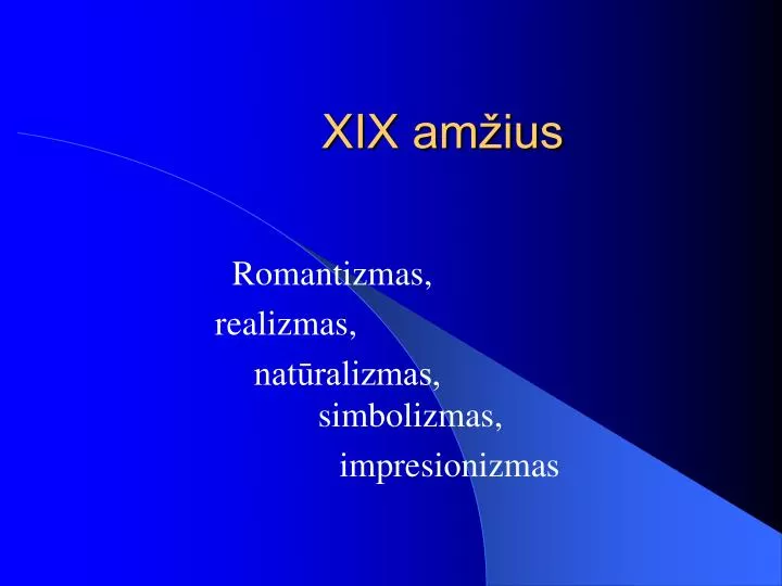 xix am ius