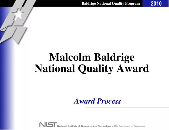 malcolm baldrige national quality award