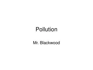 pollution