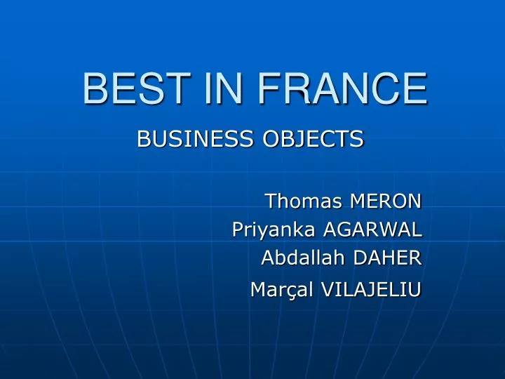 best in france