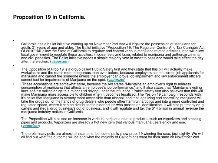 proposition 19 in california