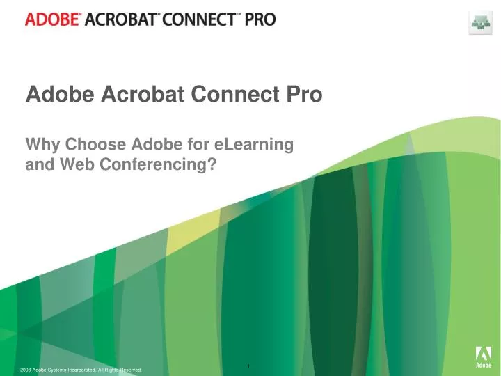 adobe acrobat connect pro why choose adobe for elearning and web conferencing
