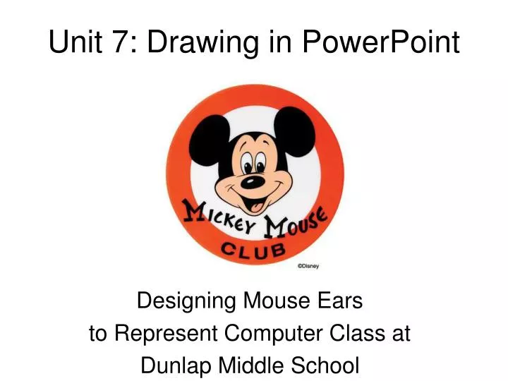 unit 7 drawing in powerpoint