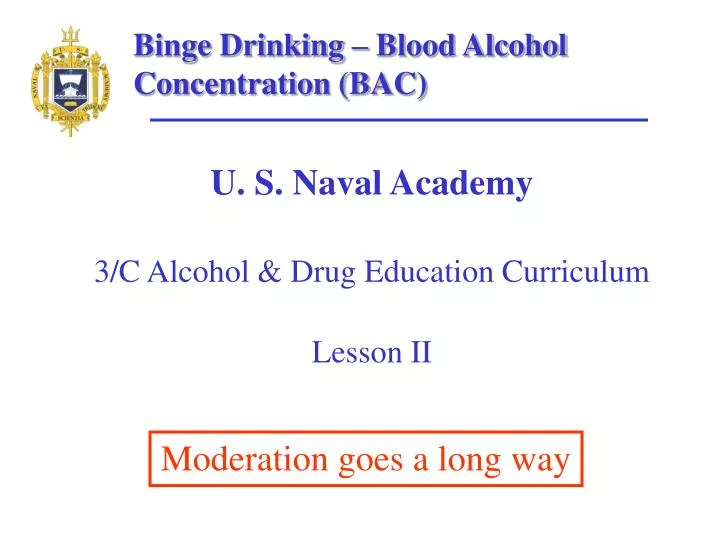 u s naval academy 3 c alcohol drug education curriculum lesson ii