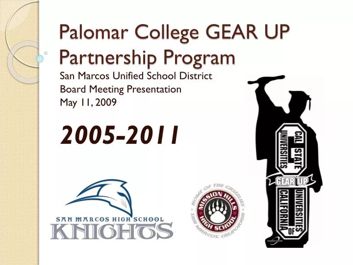 palomar college gear up partnership program