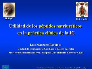 Utilidad de los péptidos natriuréticos en la práctica clínica de la IC