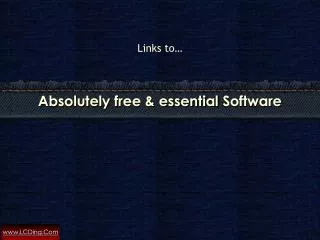 Absolutely Free Software