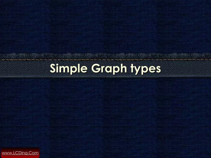 simple graph types