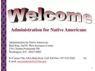Administration for Native Americans