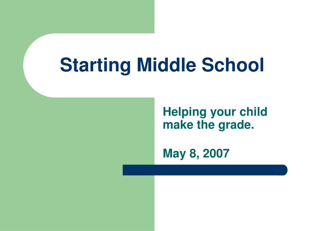 PPT - Starting Middle School PowerPoint Presentation, free download ...