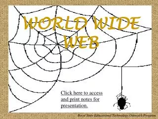 WORLD WIDE WEB