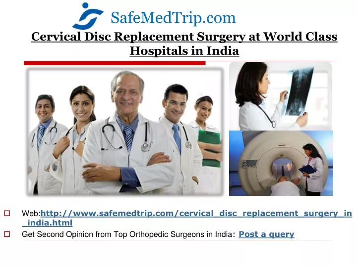 cervical disc replacement surgery at world class hospitals in india
