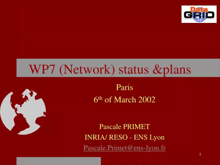 wp7 network status plans