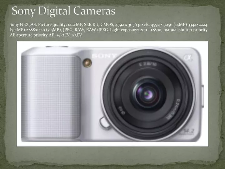 sony digital cameras