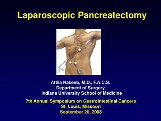 Laparoscopic Pancreatectomy