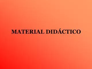 material did ctico