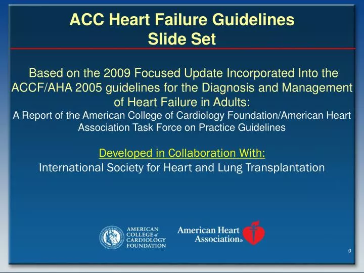 acc heart failure guidelines slide set