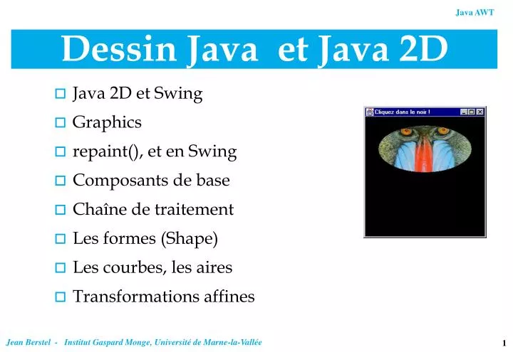 dessin java et java 2d