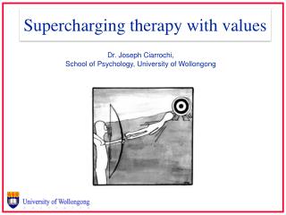 Supercharging therapy with values