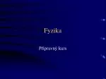 Fyzika - slide 1