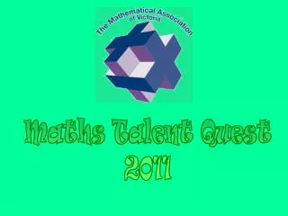 Maths Talent Quest 2011