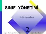 SINIF YÖNETİMİ - slide 1