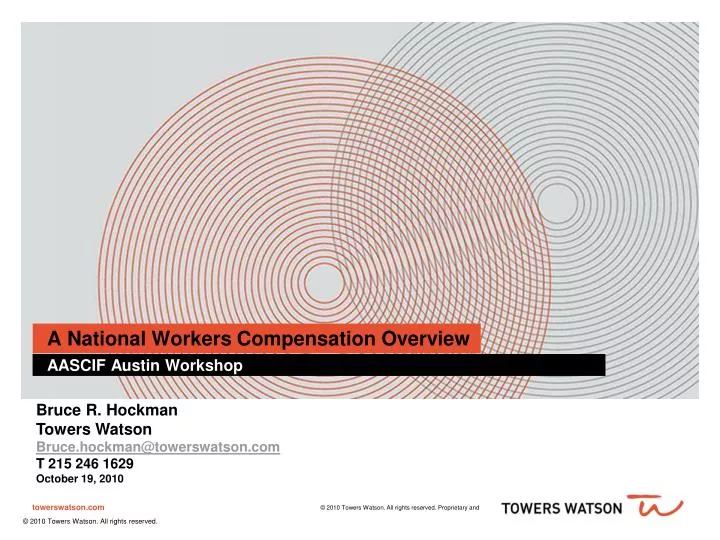 a national workers compensation overview