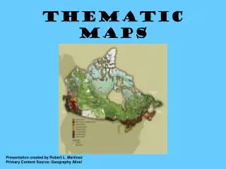 Thematic Maps