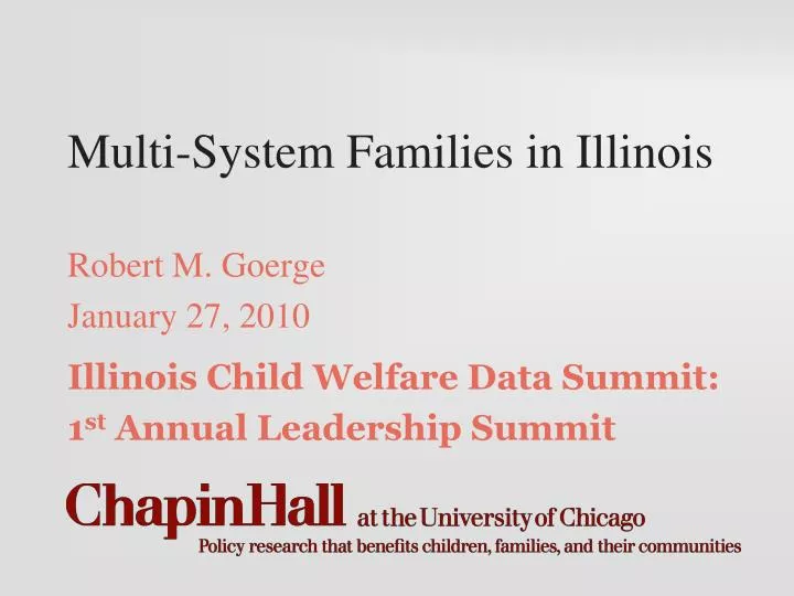 multi system families in illinois