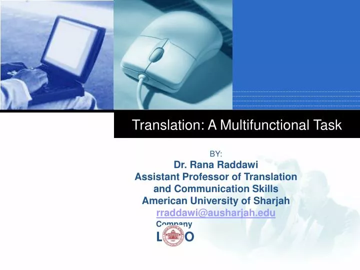 translation a multifunctional task