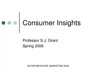 Consumer Insights