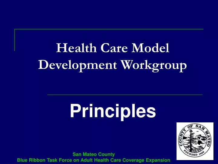 health care model development workgroup