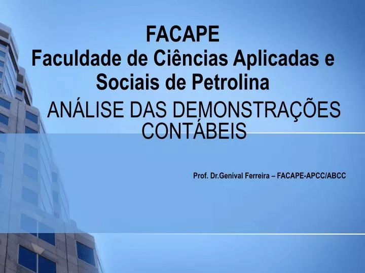 facape faculdade de ci ncias aplicadas e sociais de petrolina