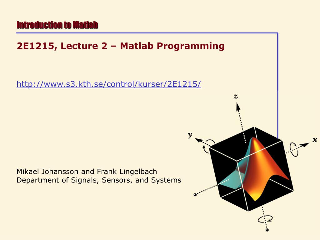 PPT - Introduction to Matlab PowerPoint Presentation, free download ...