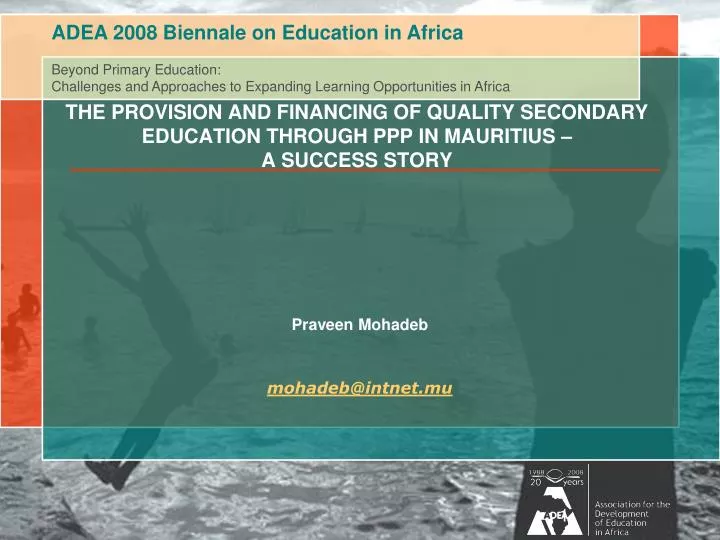 the provision and financing of quality secondary education through ppp in mauritius a success story