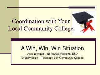 Coordination with Your Local Community College